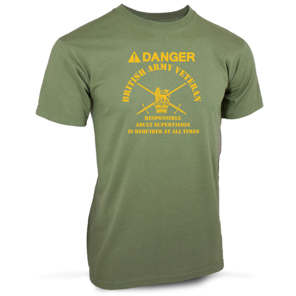 T-shirt Homme British Army Style - Marque Gildan - Coton - Neuf Sans étiquette (fait Sur Commande)