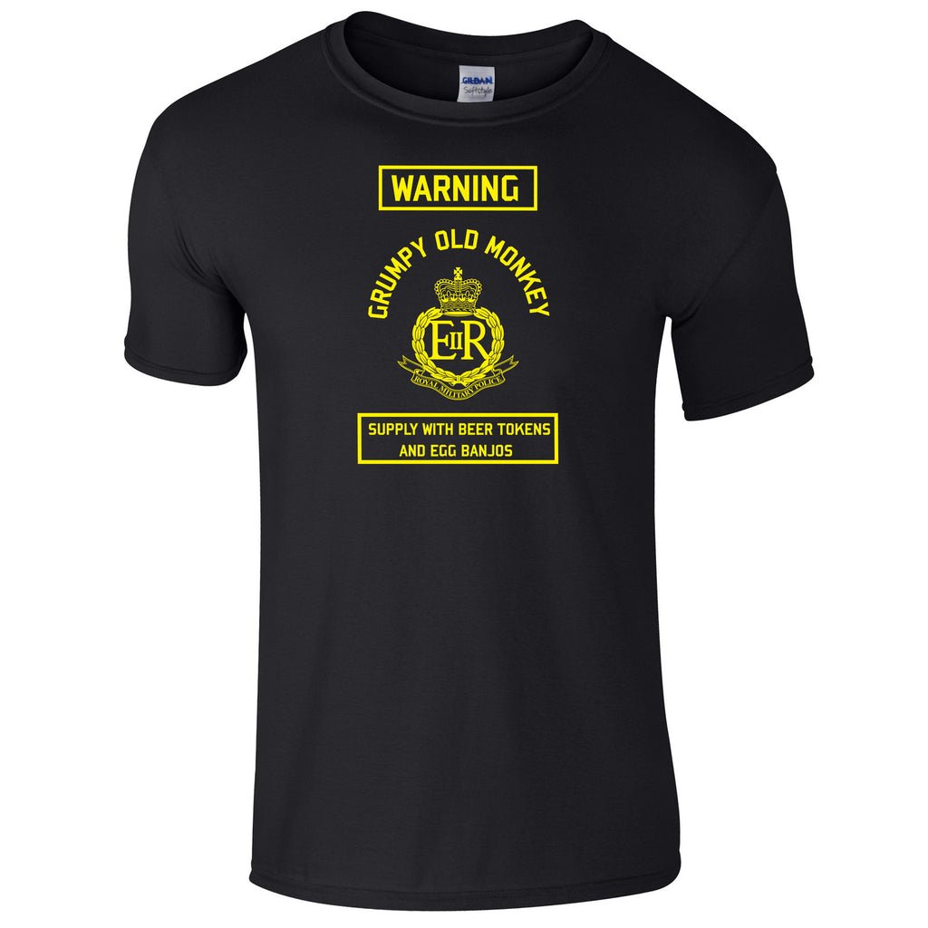 Royal Military Police T-Shirt Grumpy Old Monkey RMP T-Shirt
