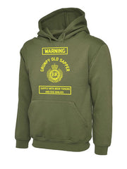 Royal Engineers Hoodie Grumpy Old Sapper British Army Hoodie