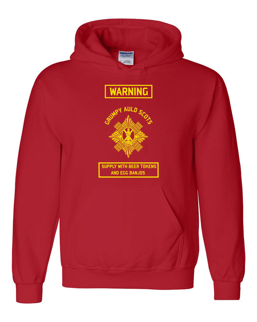 The Royal Scots Hoodie Grumpy Auld Scots British Army Hoodie