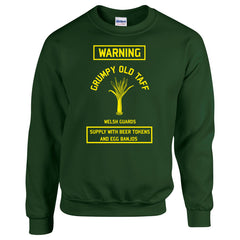The Welsh Guards Sweatshirt, Grumpy Old Taff British Army Sweatshirt