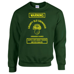 Grenadier Guards Sweatshirt, Grumpy Old Grenadier British Army