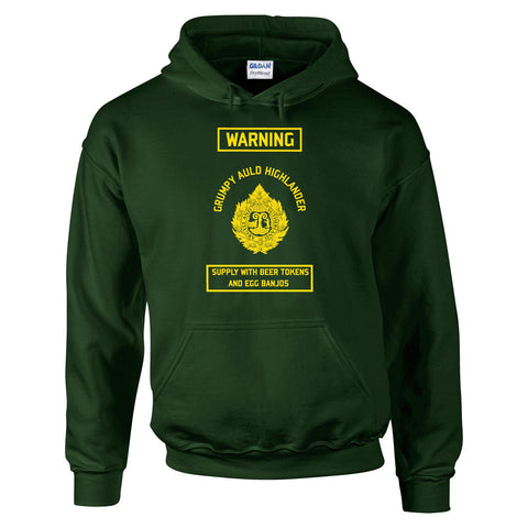 The Argyll And Sutherland Highlanders Hoodie Grumpy Auld Highlander