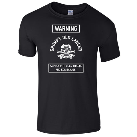 17th/21st Lancers T-Shirt Grumpy Old Lancer British Army T-Shirt