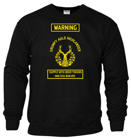 The Gordon Highlanders Sweatshirt Grumpy Auld Highlander British Army Sweatshirt