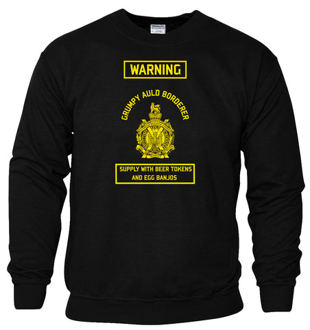Kings Own Scottish Borderers Sweatshirt Grumpy Auld Borderer KOSB Sweatshirt