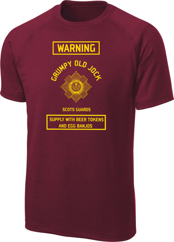 Scots Guards T-Shirt Grumpy Old Jock British Army T-Shirt