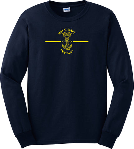 Royal Navy Veteran Sweatshirt Small Logo