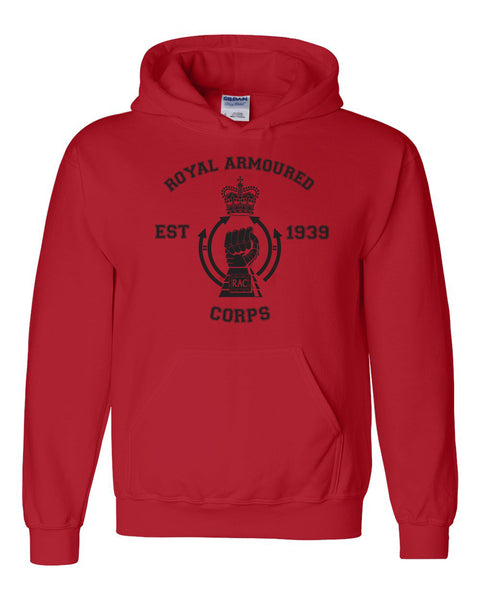 Royal Armoured Corps Hoodie – Uriah Moon Screen Printing