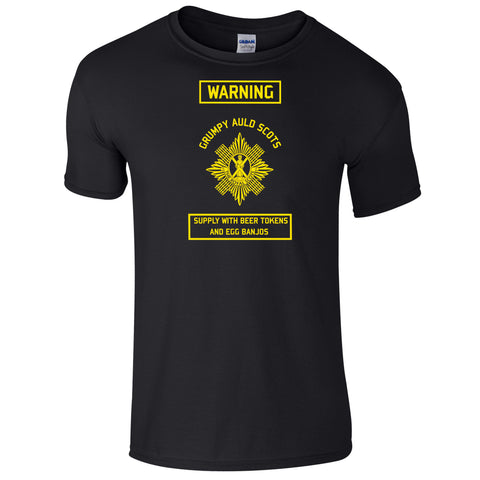 The Royal Scots  T-Shirt Grumpy Auld Scots British Army T-Shirt