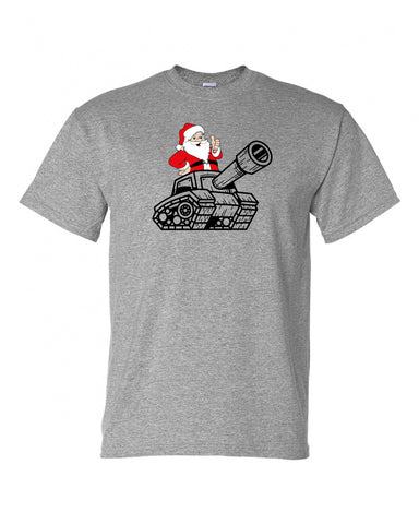 Santa In A Tank T-Shirt