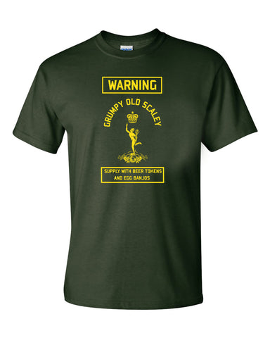 Royal Signals T-Shirt Grumpy Old Scaley British Army T-Shirt