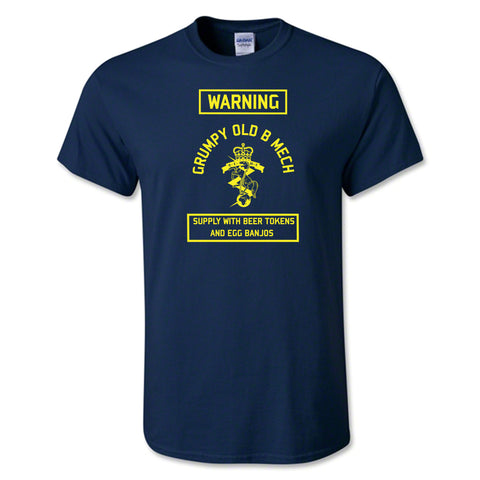 REME T-Shirt Grumpy Old B Mech British Army T-Shirt