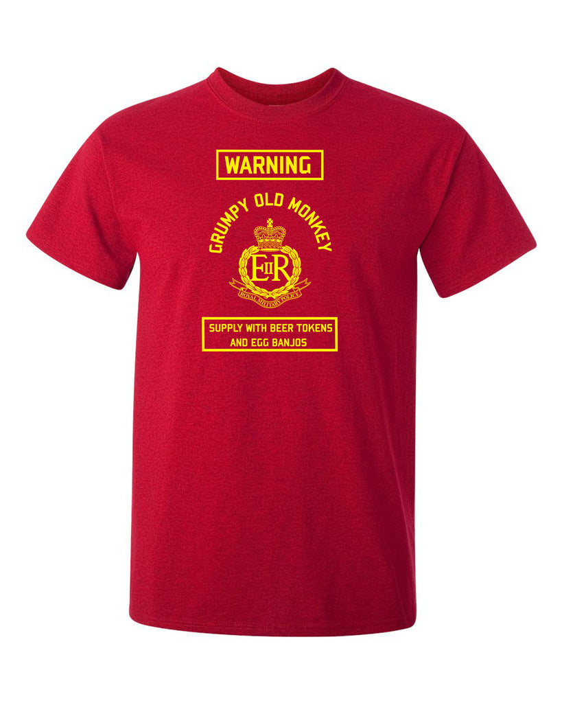 Rmp Merch Royal Military Police T-Shirt Grumpy Old Monkey RMP T-Shirt – Uriah ...