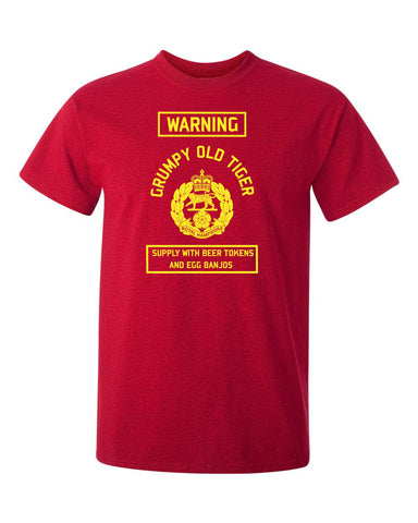 The Royal Hampshire Regiment Grumpy Old Tiger British Army T-Shirt