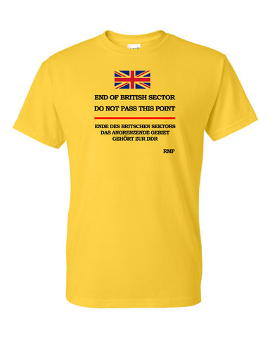 End of British Sector T-Shirt Berlin